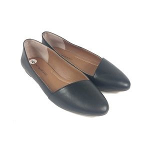 Lucky Brand Archh Black Leather Flats